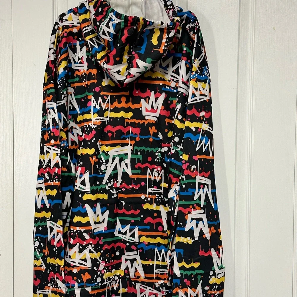 Fresh Prince of Belair  Vintage hoodie Crown Graffiti Mens 3X - Picture 13 of 16